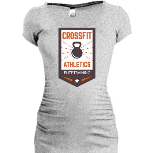 Подовжена футболка crossfit athletics
