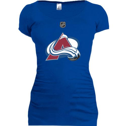 Женская удлиненная футболка Colorado Avalanche