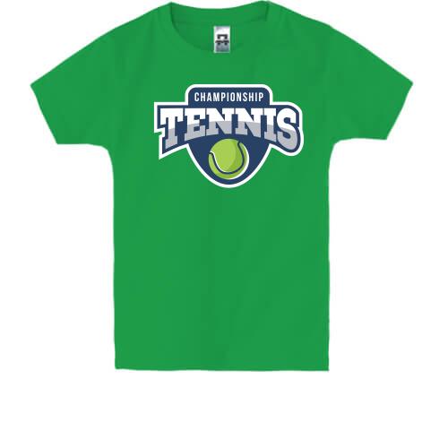 Дитяча футболка championship tennis
