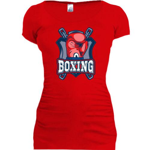Подовжена футболка boxing 2