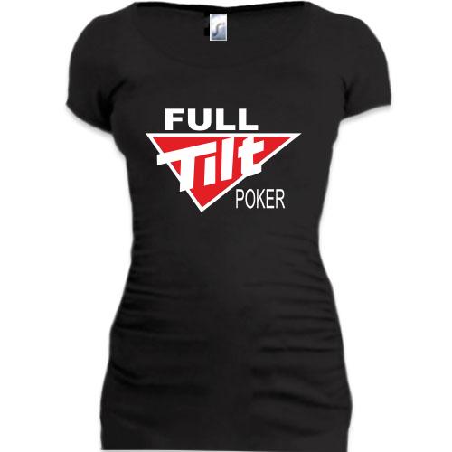 Женская удлиненная футболка Full Tilt Poker