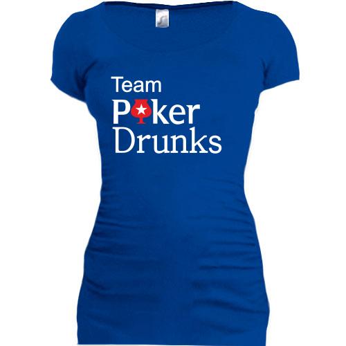 Подовжена футболка Team Poker Drunks