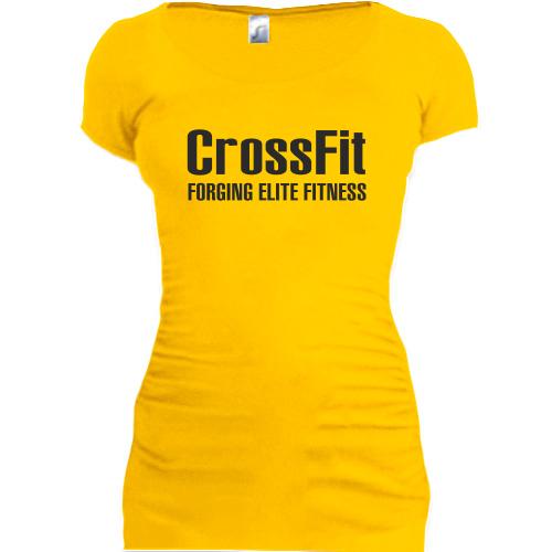 Женская удлиненная футболка CrossFit