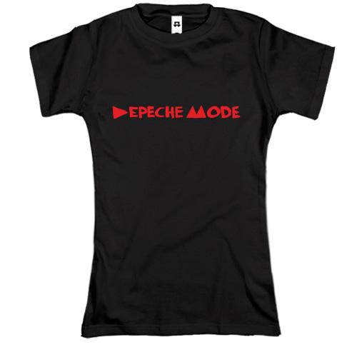 Футболка Depeche Mode inscription