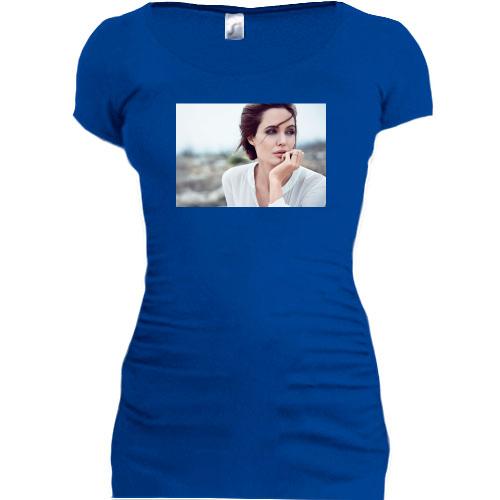 Подовжена футболка з Анджеліною Джолі