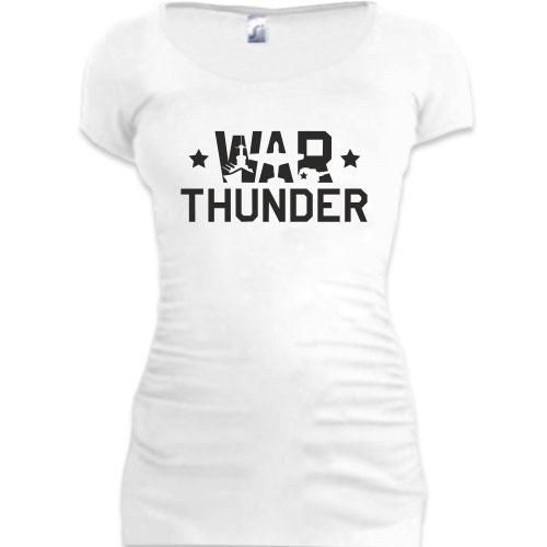 Женская удлиненная футболка War Thunder