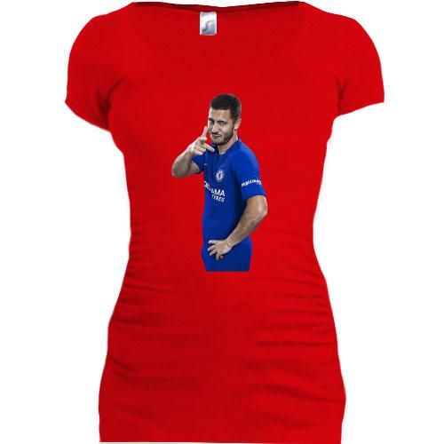 Подовжена футболка з Eden Hazard