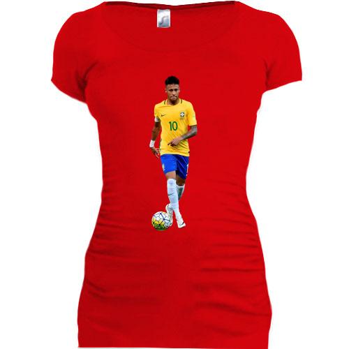 Подовжена футболка з Neymar 2