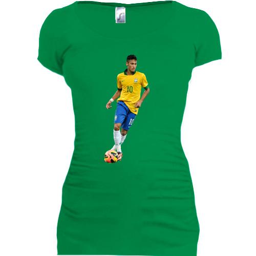 Подовжена футболка з Neymar Brazil