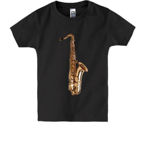 Дитяча футболка з саксофоном