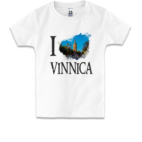 Дитяча футболка Я люблю Вінницю