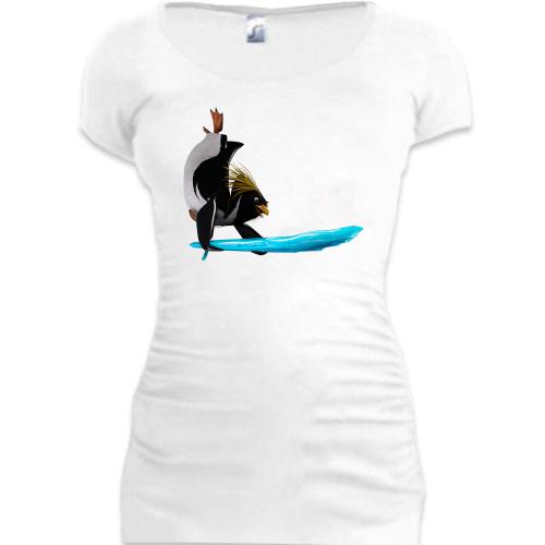 Подовжена футболка з Коді-серфінгістом