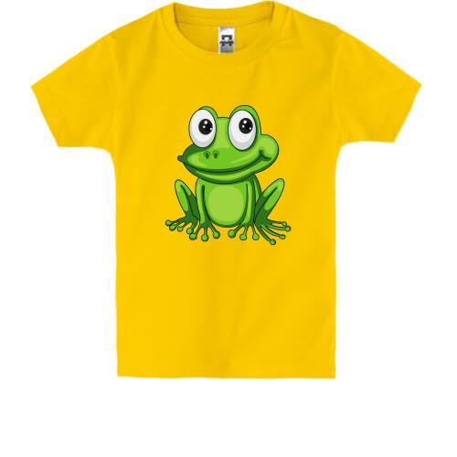 Дитяча футболка з жабеням