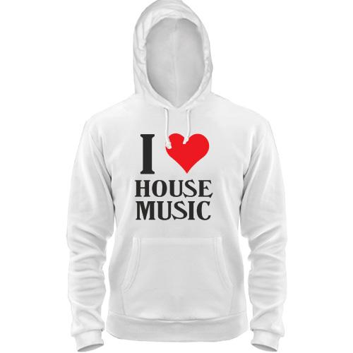 Толстовка I love house music