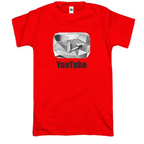 Футболка з діамантовим логотипом YouTube