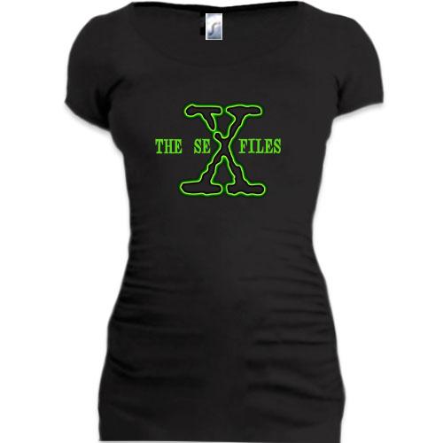 Подовжена футболка The Sex files