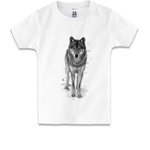 Детская футболка с волчицей