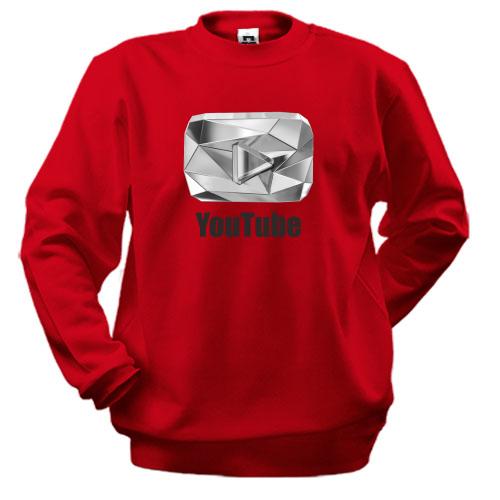 Світшот з діамантовим логотипом YouTube