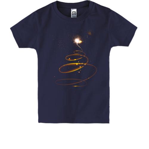 Детская футболка с Рождественской звездой