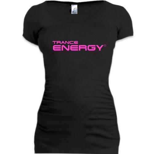 Женская удлиненная футболка Trance Energy (2)