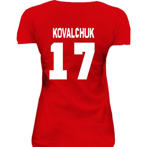 Женская удлиненная футболка Ilya Kovalchuk