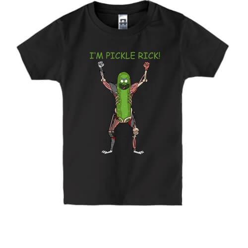 Дитяча футболка I'm pickle Rick (4)