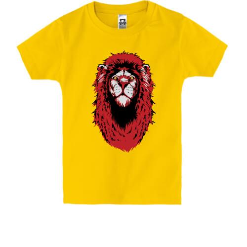 Детская футболка c гордым львом