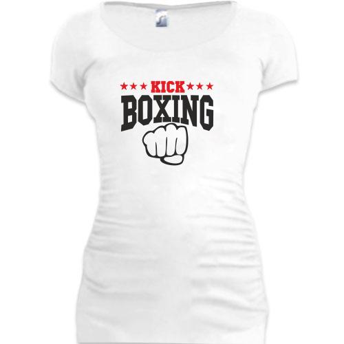 Женская удлиненная футболка Kickboxing
