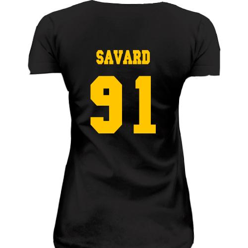 Женская удлиненная футболка Marc Savard