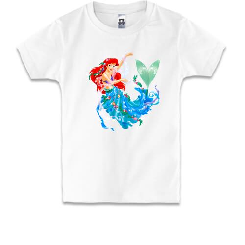 Детская футболка с русалочкой (1)
