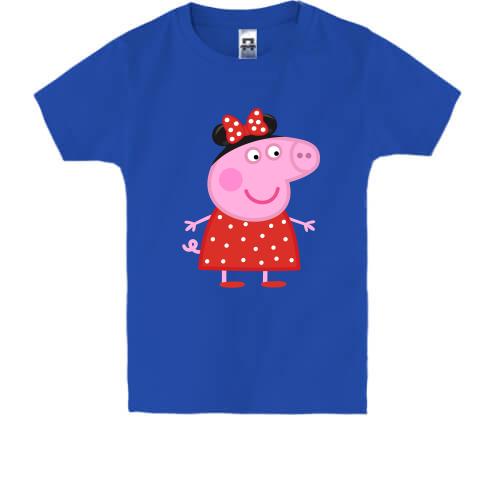 Детская футболка с мамой свинкой (свинка Пеппа)