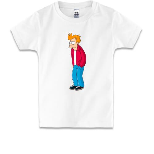 Детская футболка с Фраем из Футурамы