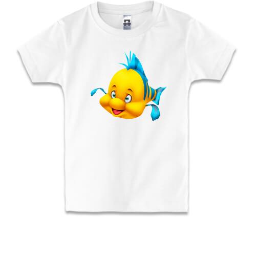 Дитяча футболка з рибкою Флаундером