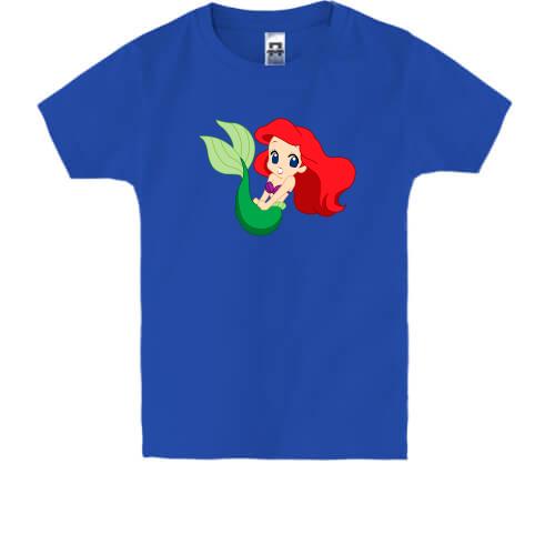 Детская футболка с русалочкой Ариэль