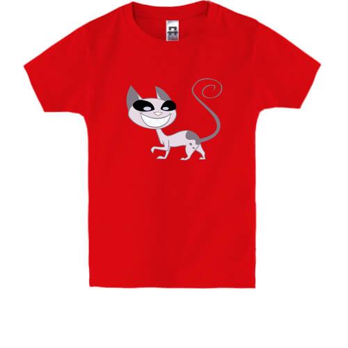 Дитяча футболка з котом з мультфільму Кід проти Кет