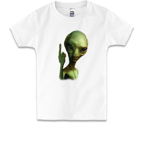 Дитяча футболка з прибульцем Полом