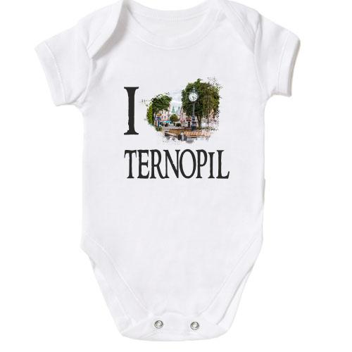 Дитячий боді Я люблю Тернопіль