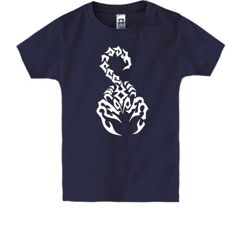 Детская футболка со скорпионом