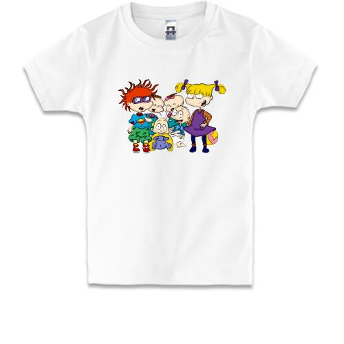 Детская футболка с героями мультфильма 