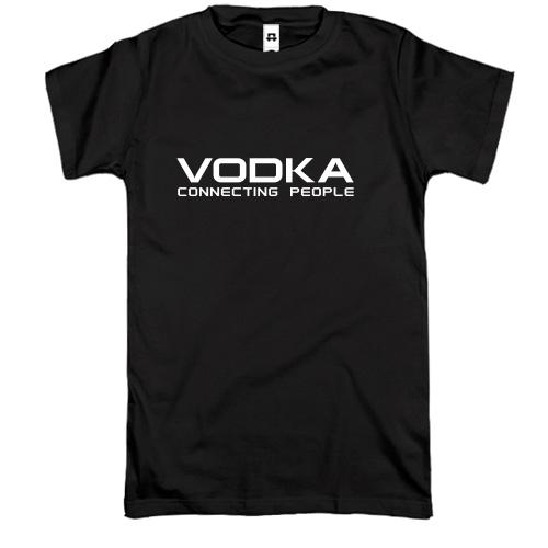 Футболка Vodka connecting people 2