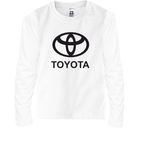 Детский лонгслив Toyota (лого)
