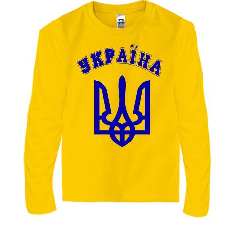 Детский лонгслив Украина (2)