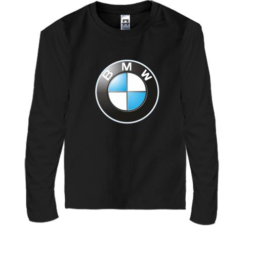 Детский лонгслив с лого BMW