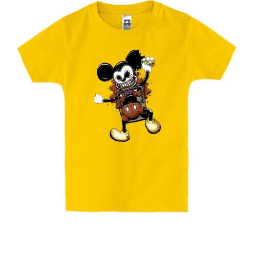 Детская футболка с Микки Маусом в мышеловке