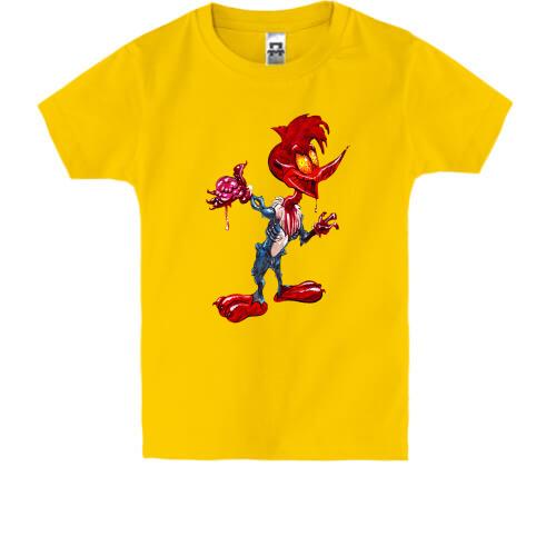 Дитяча футболка з зомбі-дятлом Вуді