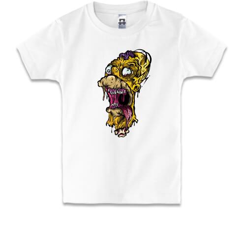 Детская футболка с зомби-Симпсоном