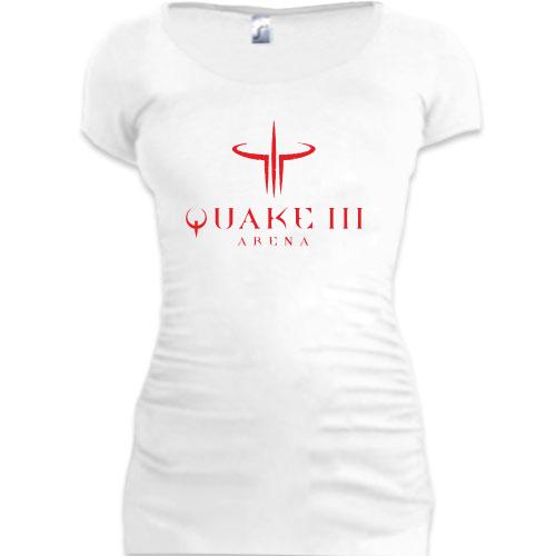 Женская удлиненная футболка Quake 3 Arena 3