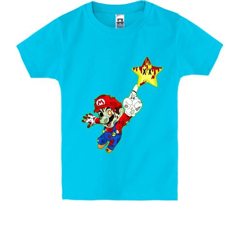 Детская футболка с зомби-Марио