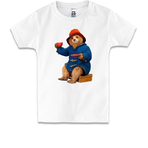 Детская футболка с  медведем Паддингтоном