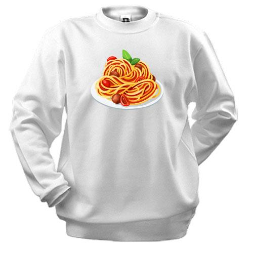 Свитшот со спагетти
